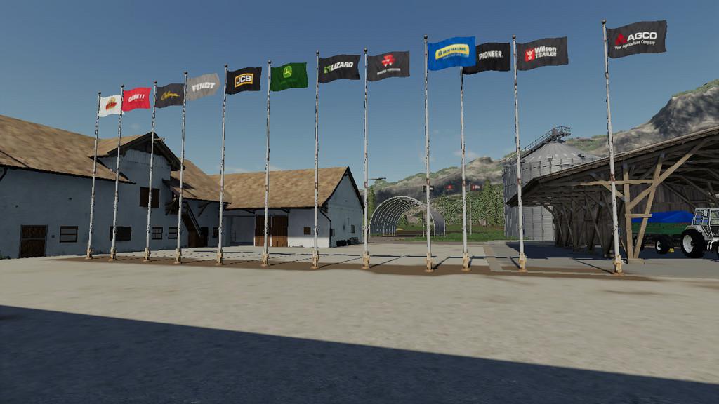 FS19 - Placeable Flags V1.0