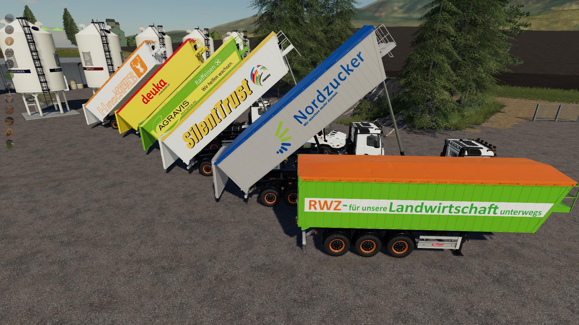 FS19 - Fliegl 8ER Trailer Hirschfeld Edition V1.0