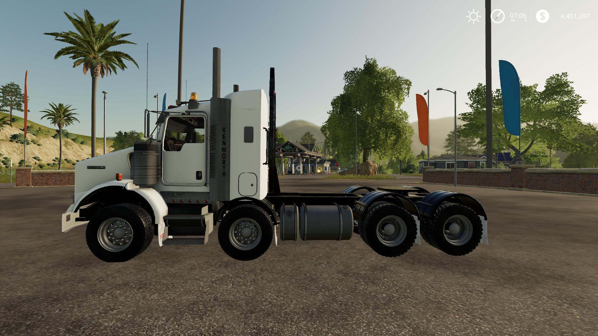 FS19 - Kenworth T800B TwinSteer v1.0
