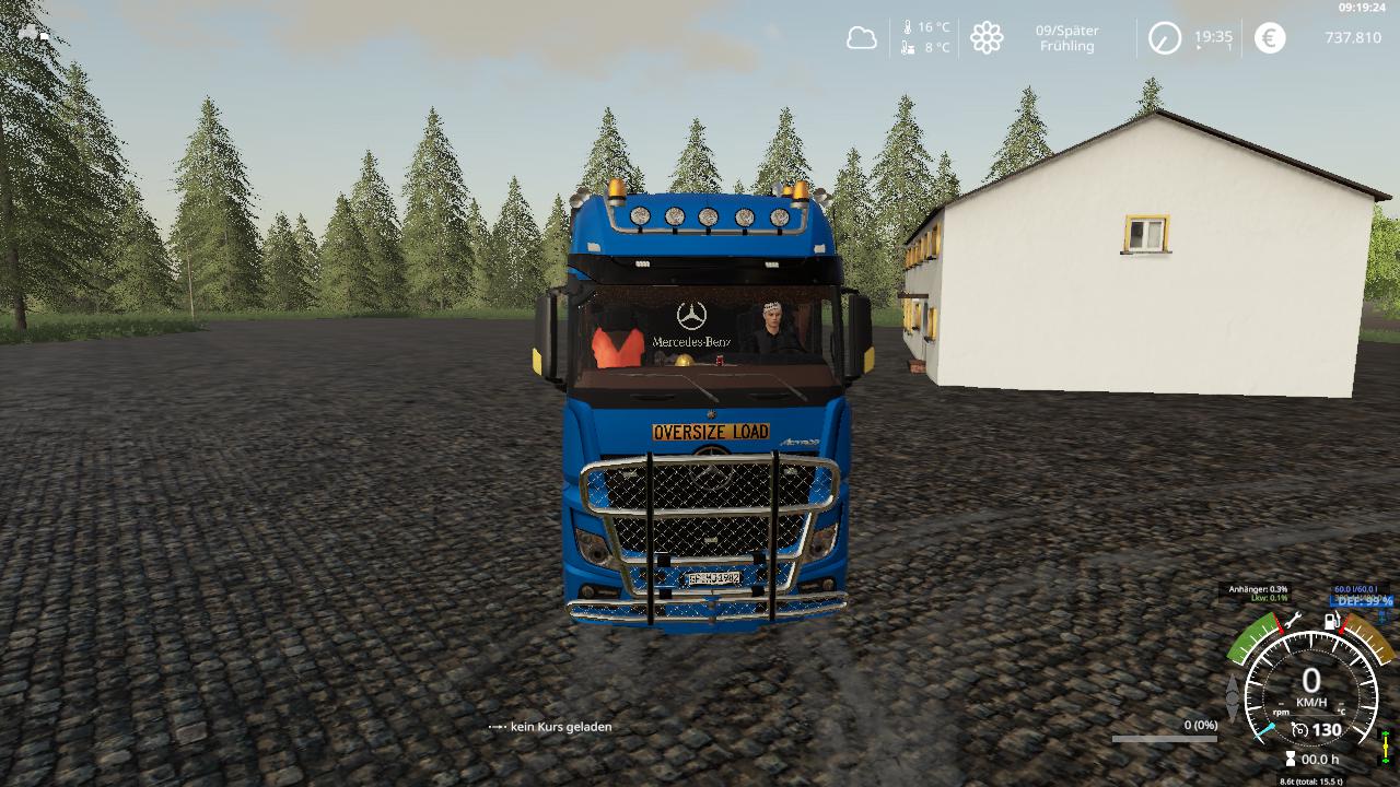 FS19 - Mercedes Actros SLT 8x4 Truck V1.1