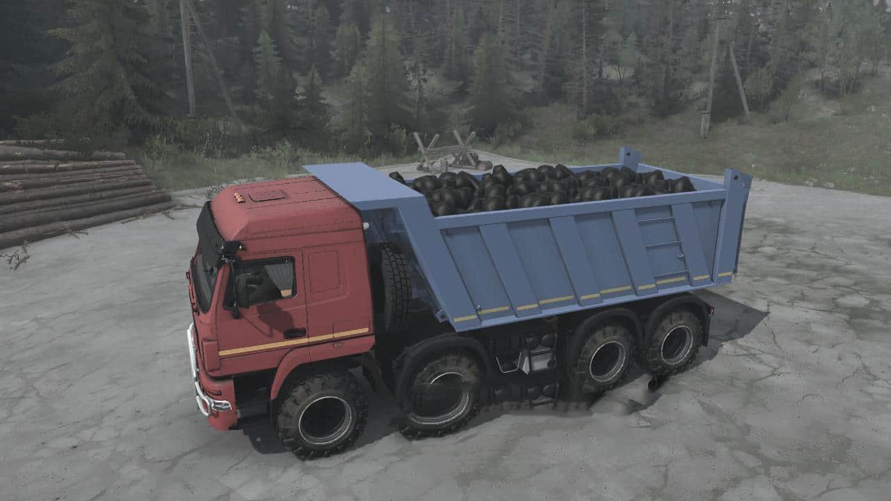 Spintires:Mudrunner - Maz-6516B9 8x8 Truck V18.03.20