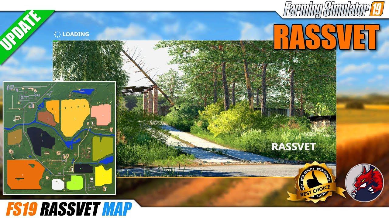 FS19 - Rassvet Map V2.6.1.0