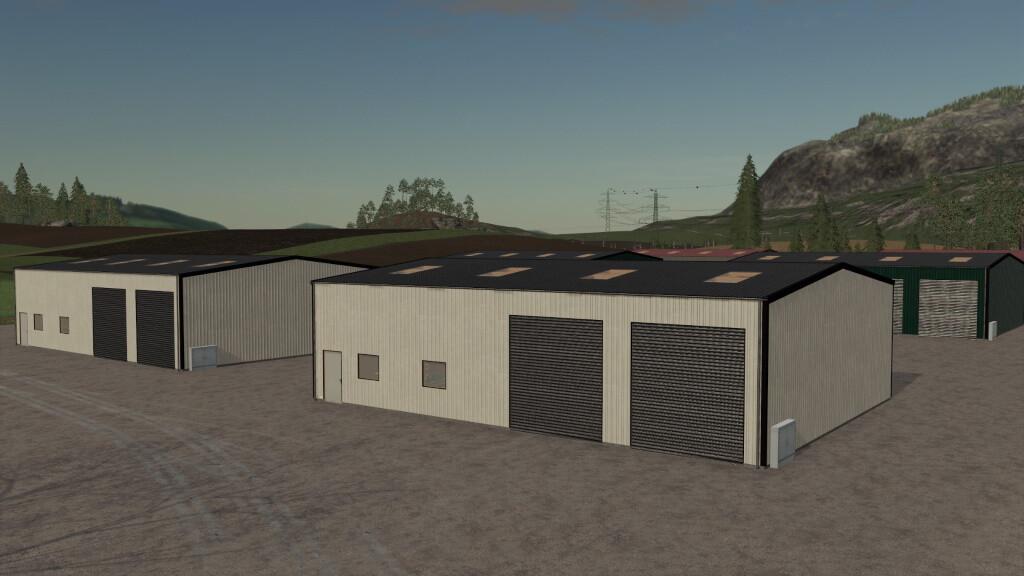 FS19 - Placeable Hangar Pack V1.0