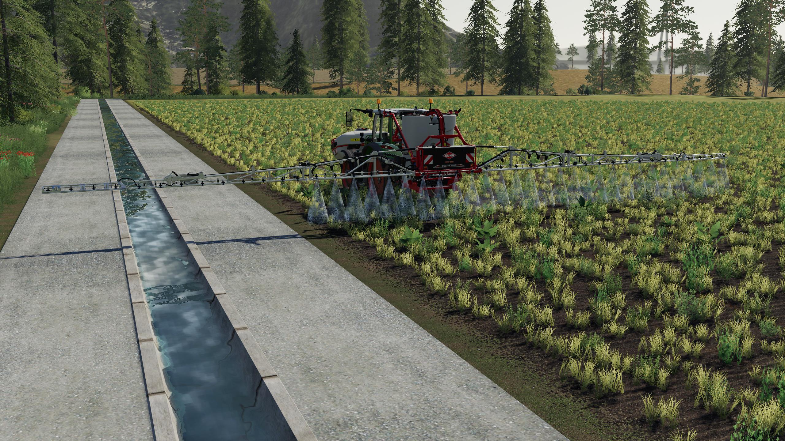 FS19 - Kuhn Deltis 1302 MTA3 Section Control V1
