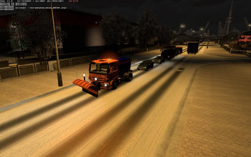 ETS2 - Henki A.I. Snowplow Service in Traffic Mod V1.4 (1.39.x)