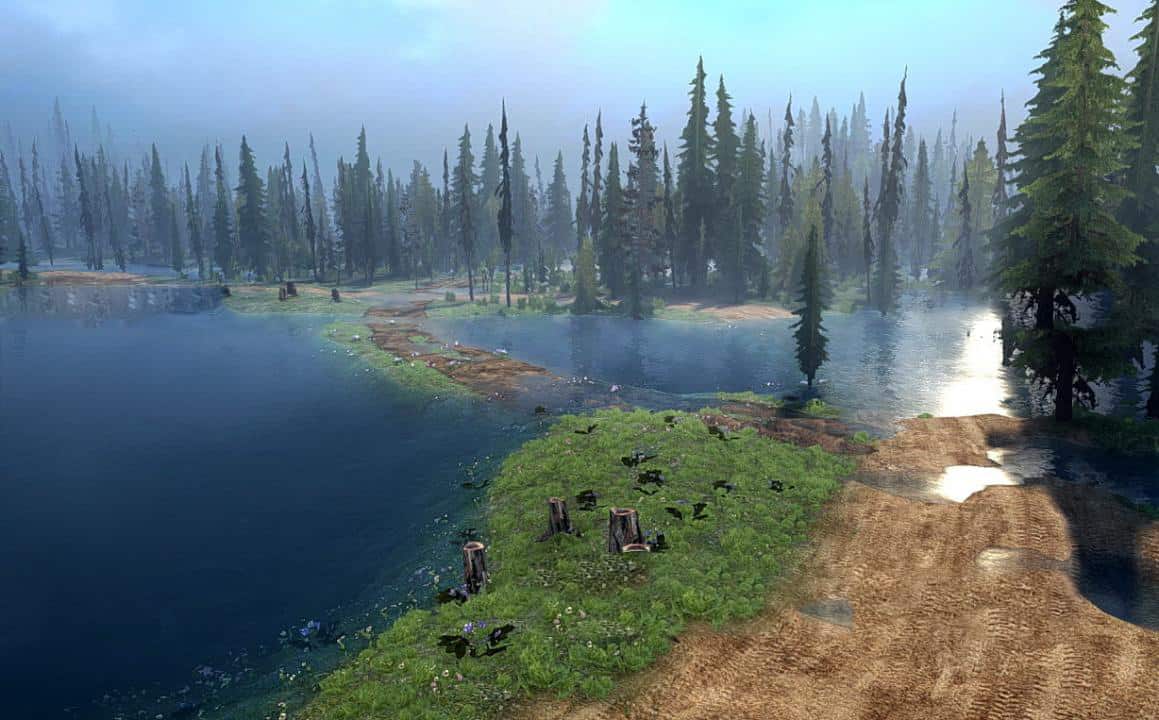 Spintires:Mudrunner - Round Map V1.0