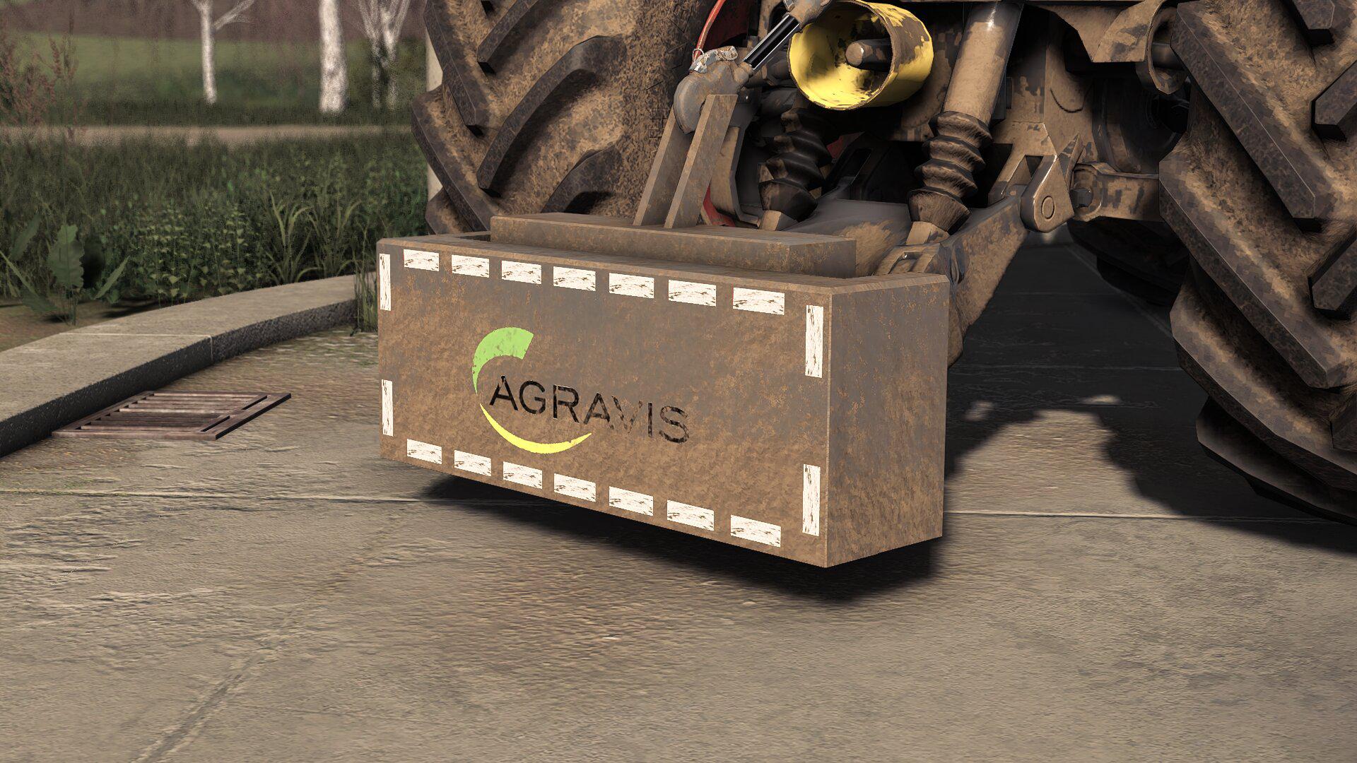 FS19 - Agravis Gewicht 1000KG V1.0
