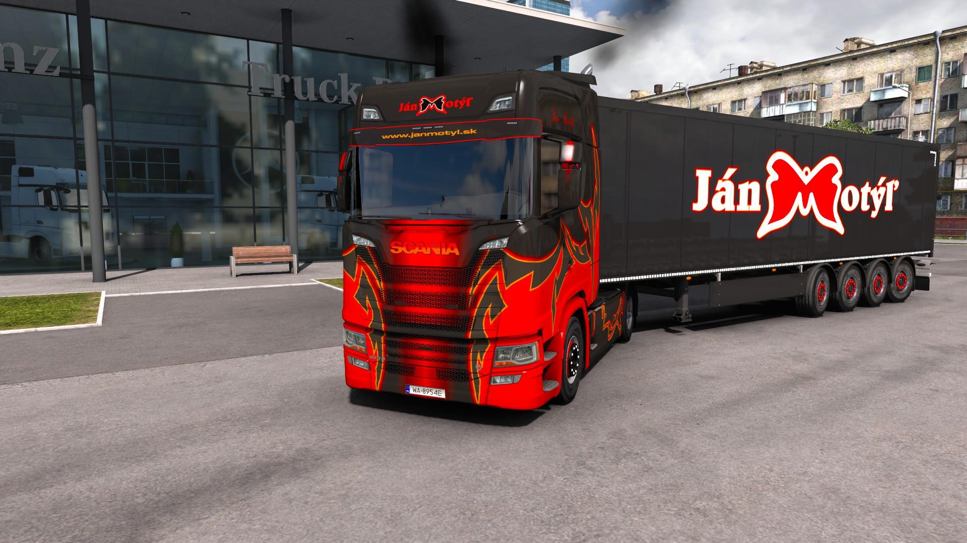 ETS2 - Jan Motyl Combo Skin V1.0 (1.39.x)