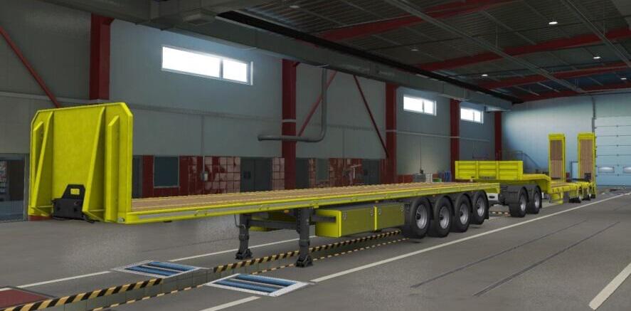 Ets2 Lowbed And Lowloader Functional Load Works Mp Sp V10 139x