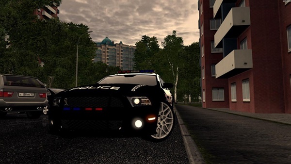 City Car Driving 1.5.9 - Ford Mustang Shelby GT500 Police Car