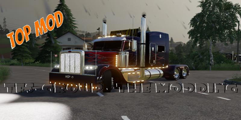 FS19 - Peterbilt 388 Optimus Prime Truck V2