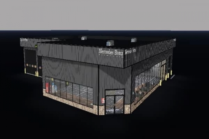 FS19 - Mercedes-Benz Dealer V1.0