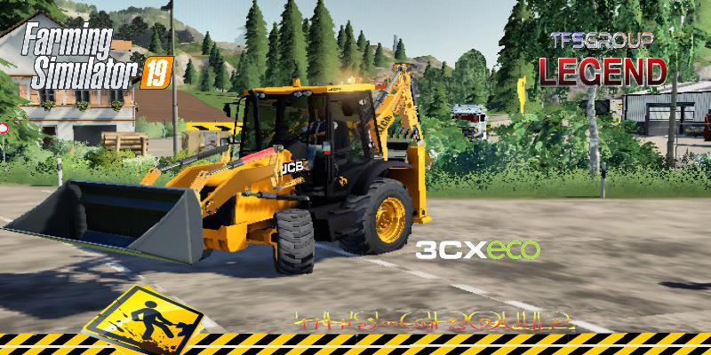 FS19 - Backhoe Loader JCB 3CX Eco V1.5