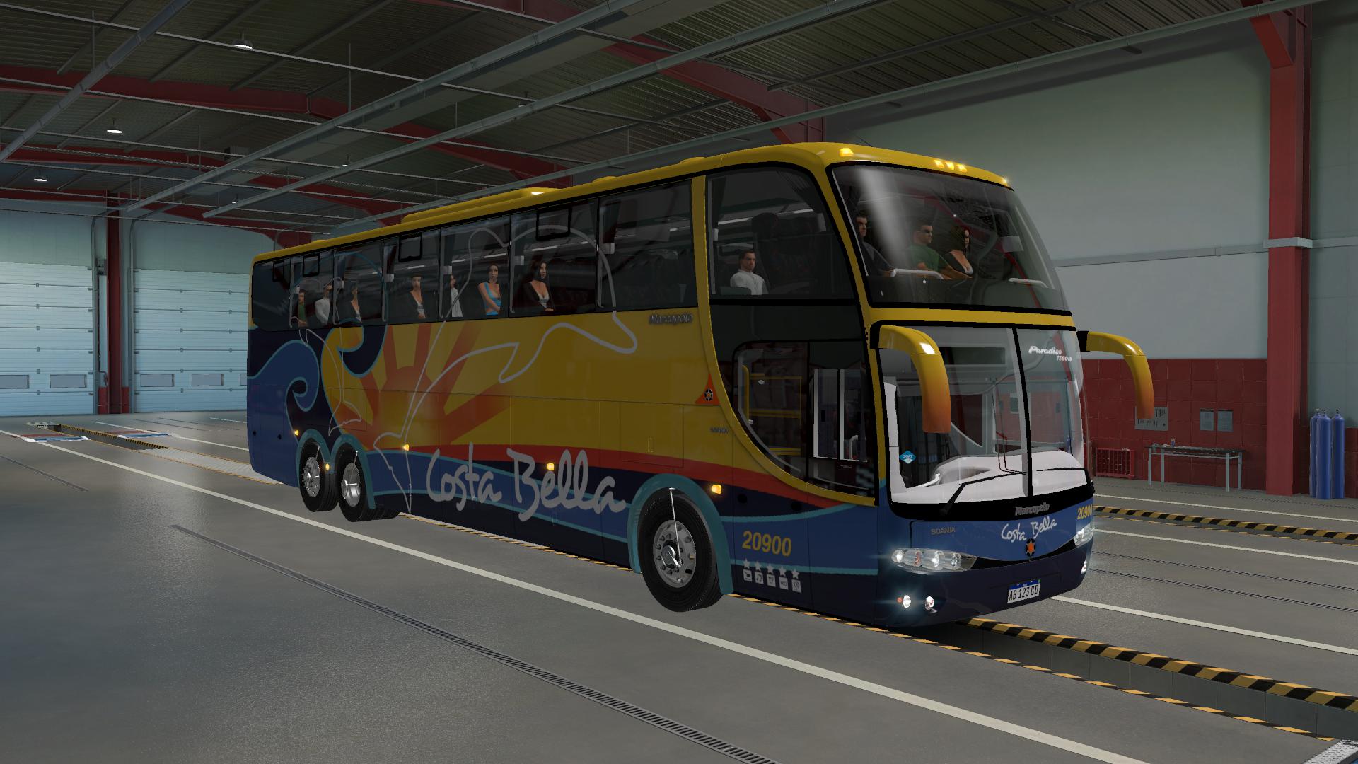 ETS2 - Marcopolo G6 1550 SC 6x2 MegaKing (1.37.x)