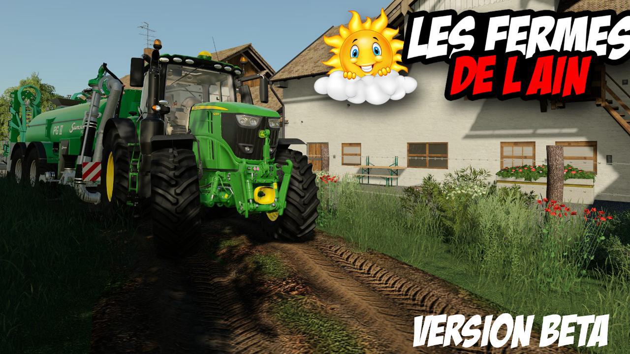 FS19 - Les Fermes de Lain Map Beta