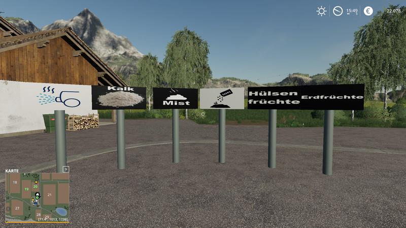 FS19 - Signs V1.3.1