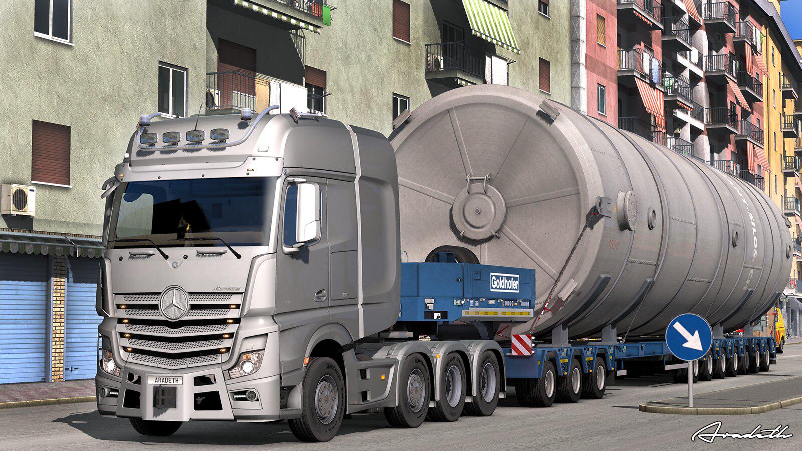ETS2 - Mercedes Actros Open Pipe Next Stage (1.35.X)