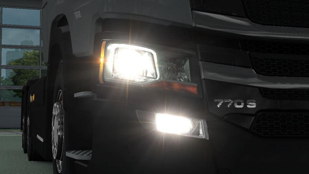 ETS2 - Scania 770S V8 Badge + Engine V1.0 (1.38.x)