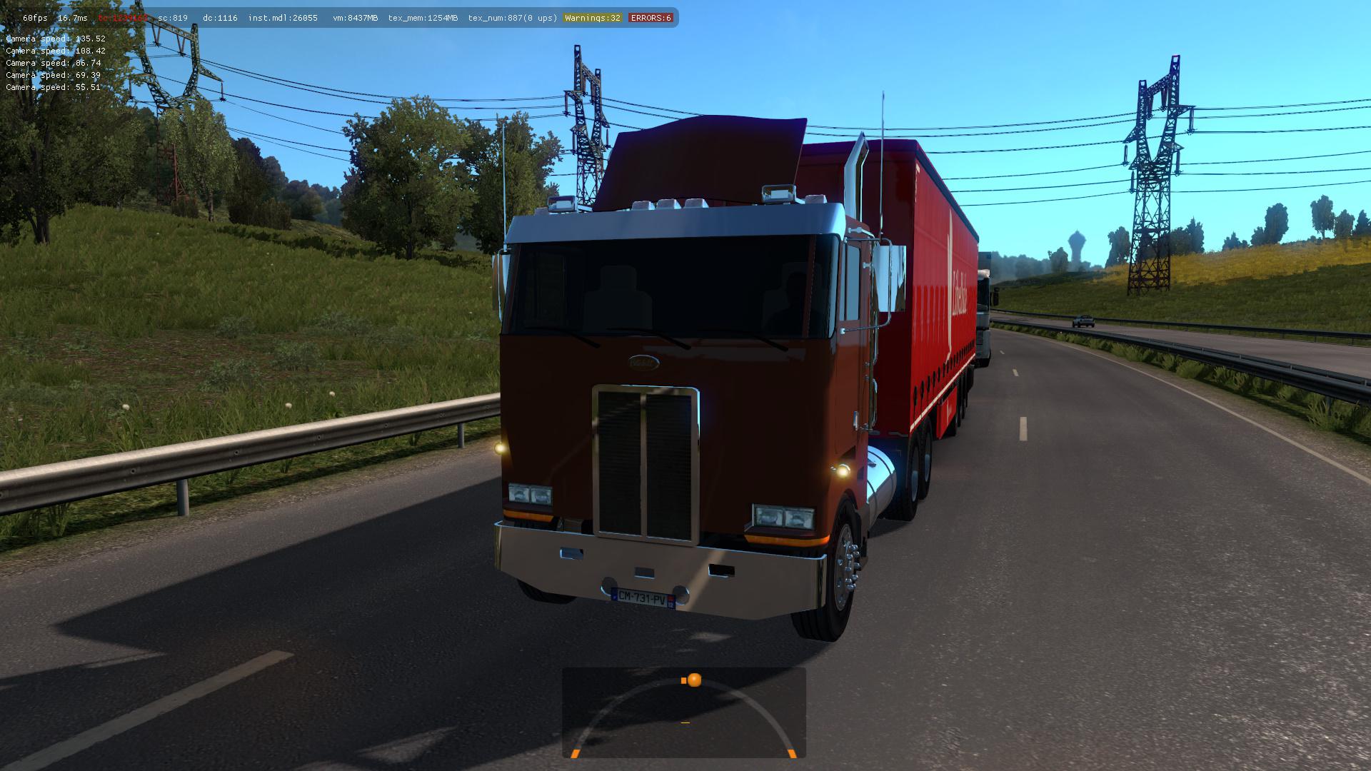 ETS2 - Peterbilt 362 in Traffic (1.35.X)