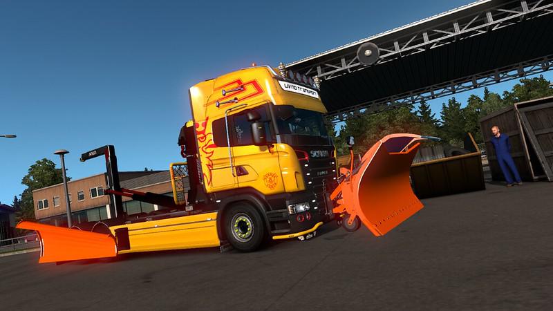 ETS2 - Snow Plow V1.1 (1.36.x)