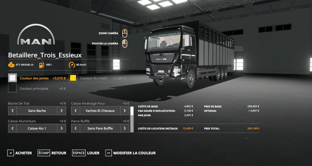 FS19 - Betaillere Trois Essieux V1.0