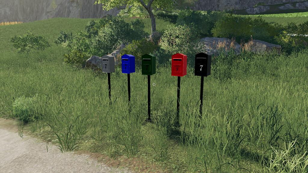 FS19 - European Style Letterbox With Optional Sleep Trigger V1.0