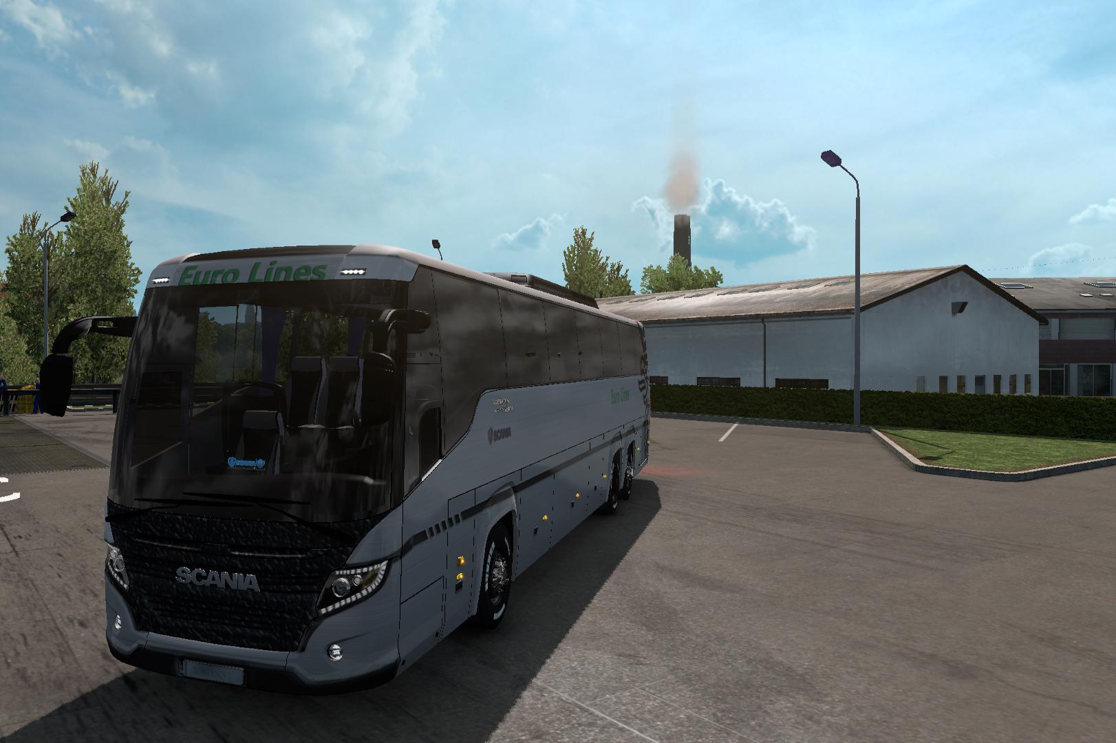 bus terminal passenger mod scania touring ets2