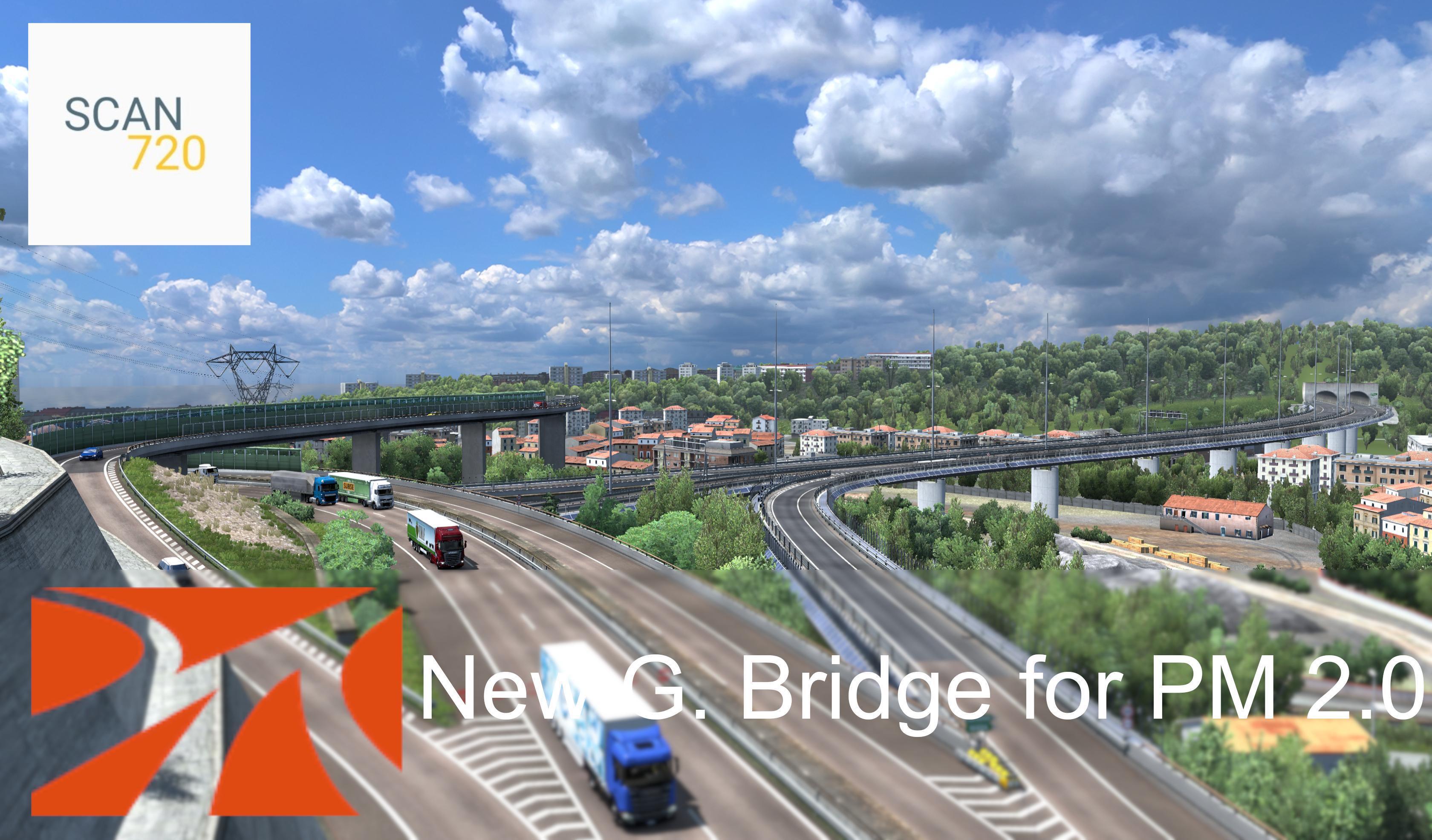 ETS2 - New Genova Bridge for ProMods V2.0 Addon (1.37.x)