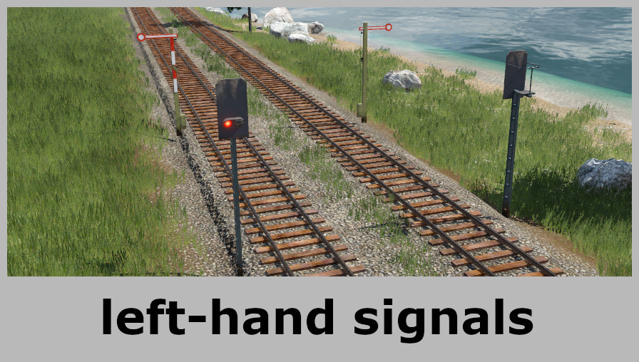 Transport Fever 2 - Left-Hand Railway Signal