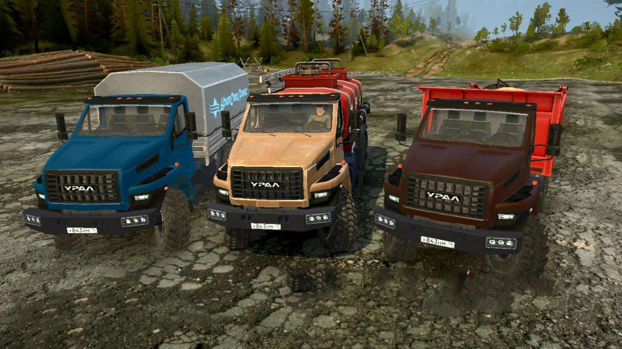 Spintires:Mudrunner - Ural Next Pack V1