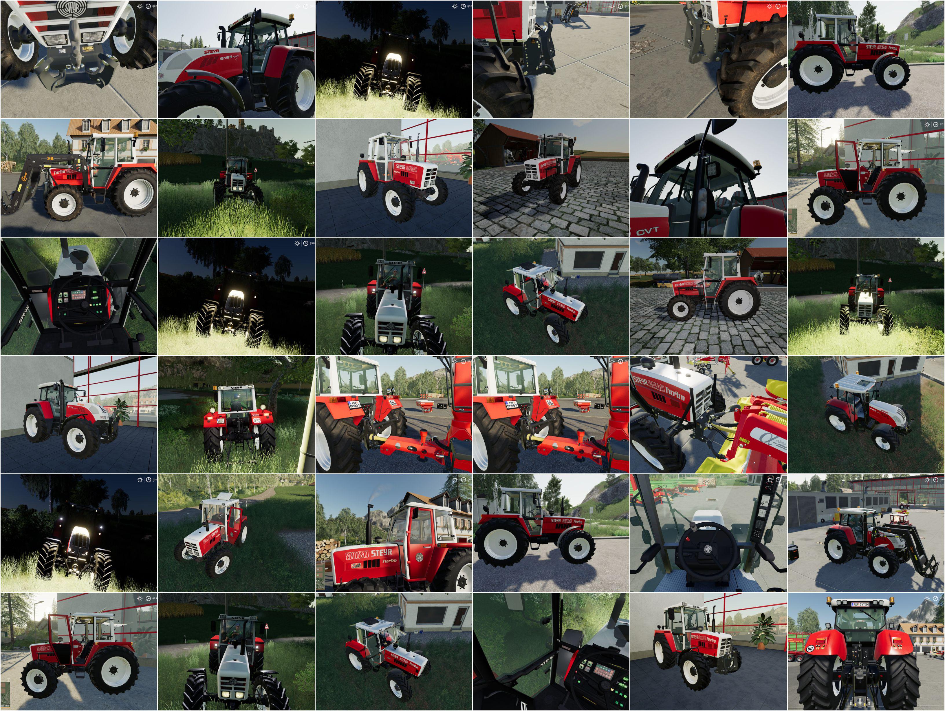 FS19 - Steyr Modding Team Tractors Pack V1.0