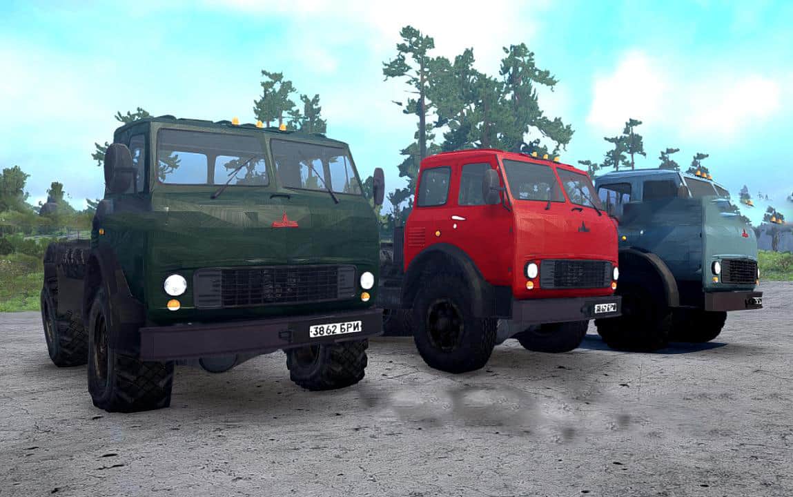 Spintires:Mudrunner - Pack Maz "Legends of the USSR" V1.0