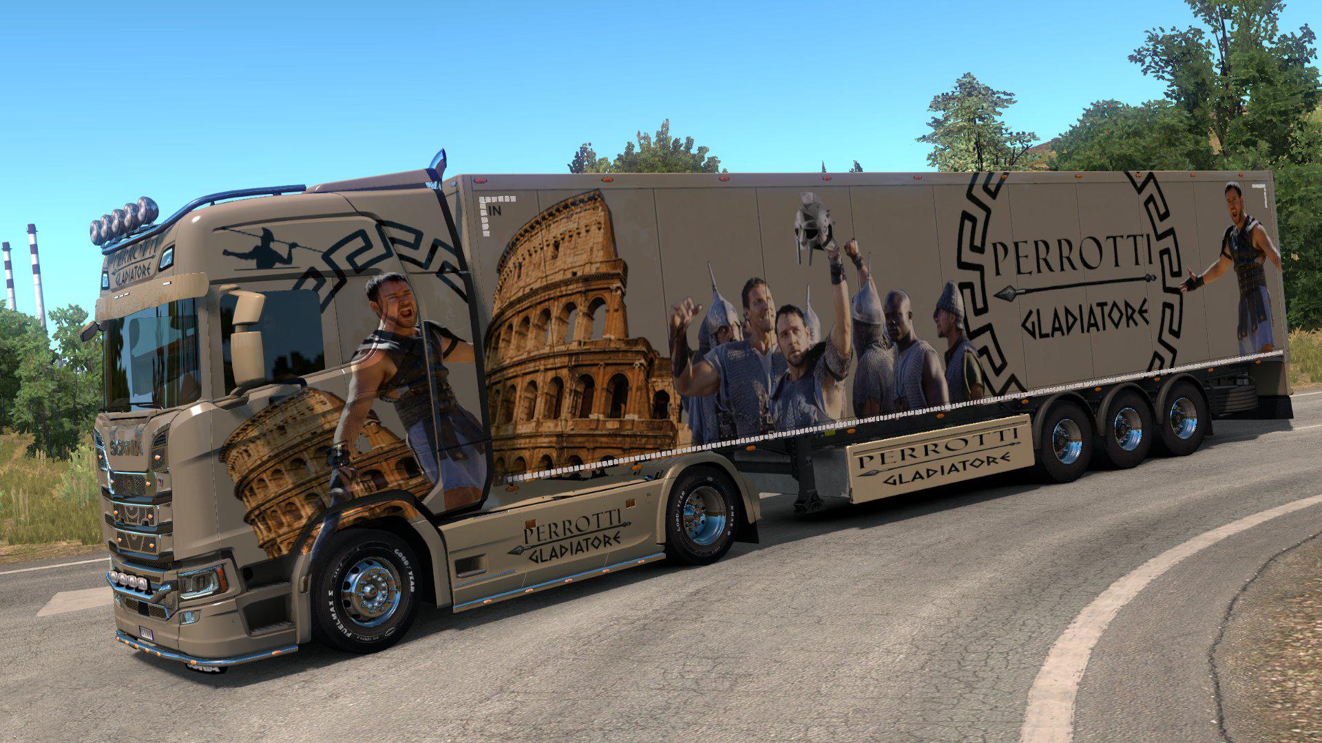 ETS2 - The Gladiator Combo Skin V1.0 (1.37.x)