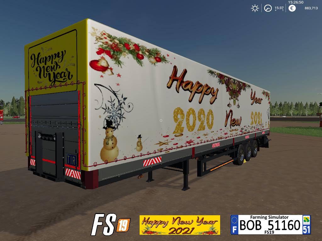 FS19 - Happy New Year Trailer V1.0
