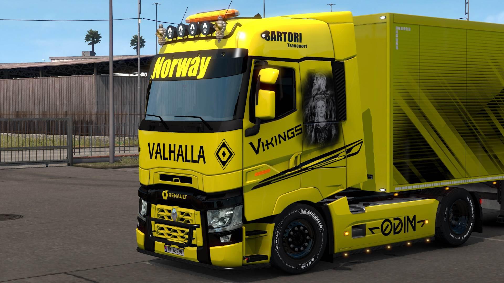 ETS2 - Renaut T Vikings Nordic Skin V1.0 (1.35.X)