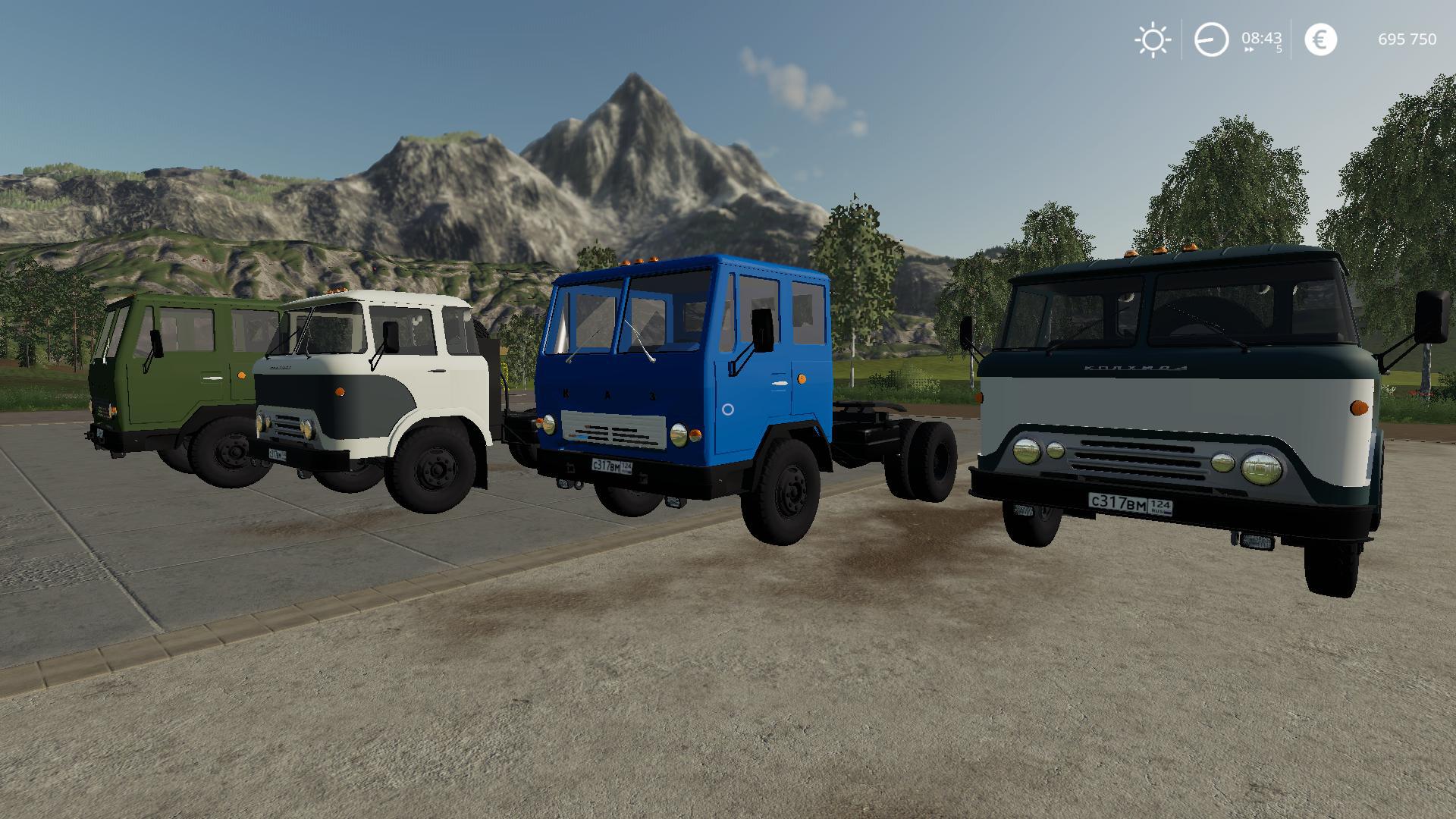 FS19 - Kaz 606 / 608 Kolhida Truck V1.0