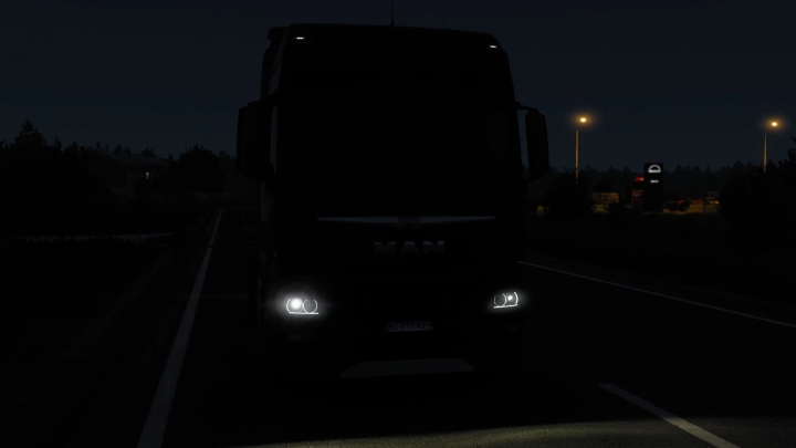 ETS2 - Angel Eyes for All Trucks V1.0 (1.40.x)