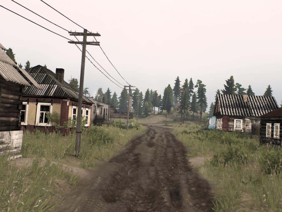 Spintires - Challenge Map "Two Shores of The Village" V1.0