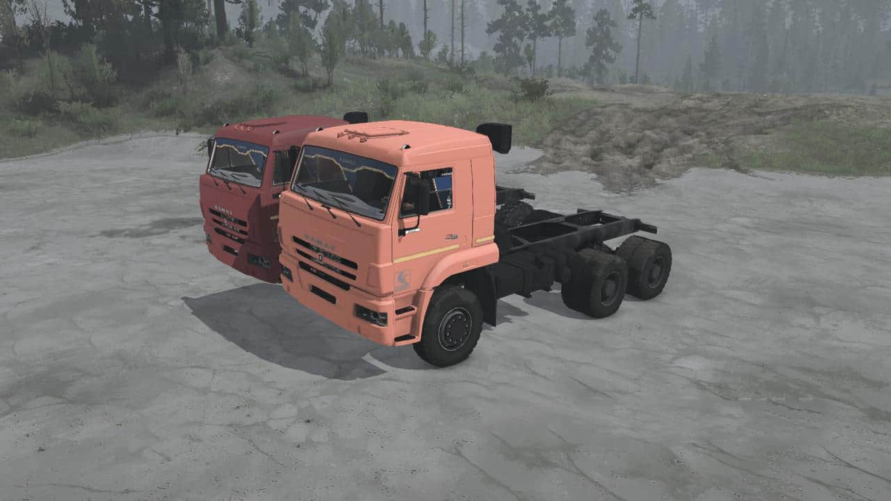 Spintires:Mudrunner - KamAZ-6522-53 Truck V12.10.19