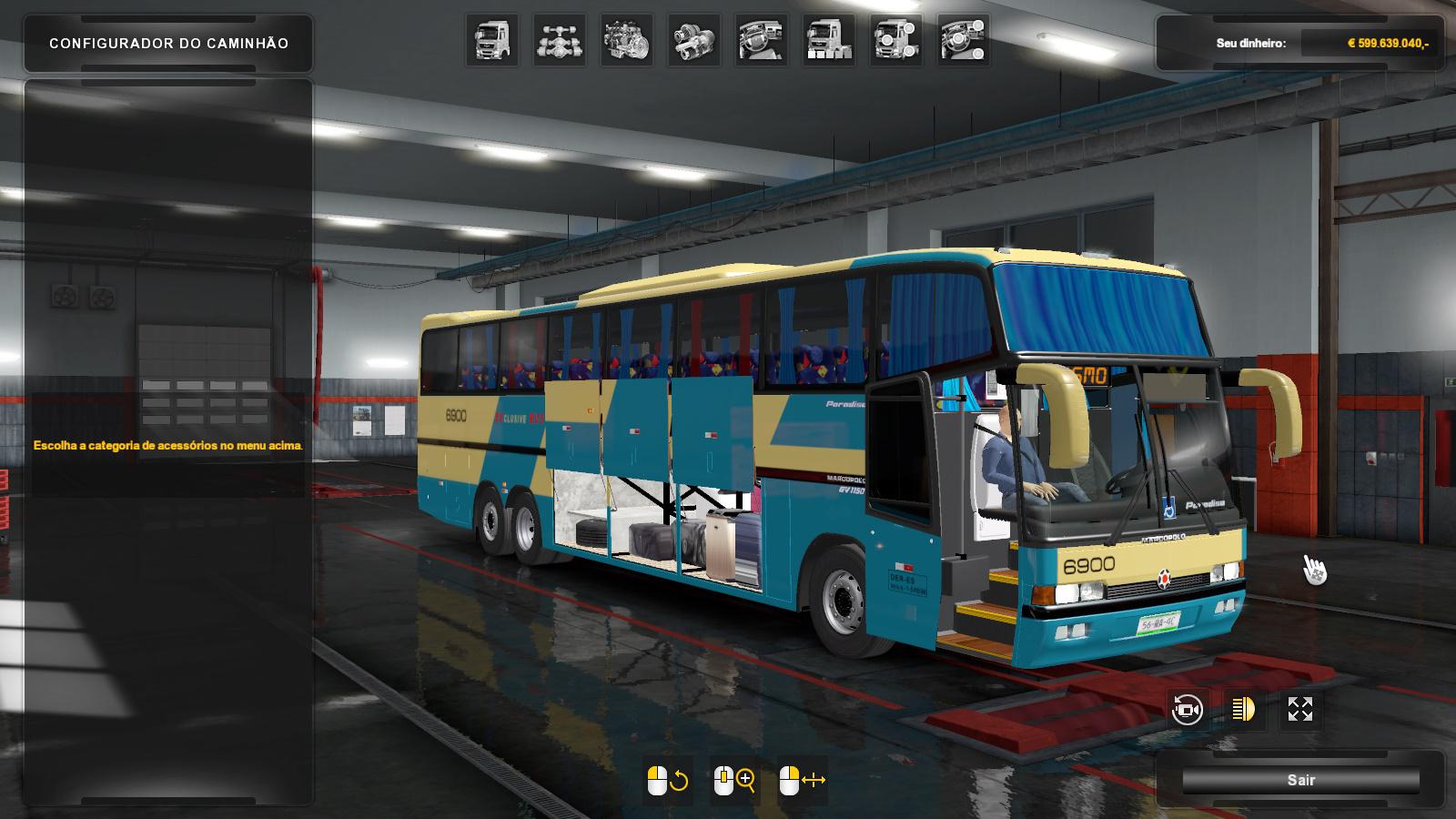 ETS2 - Marcopolo GV 1150 Edy Godines Old Model V3.0 (1.36.X)