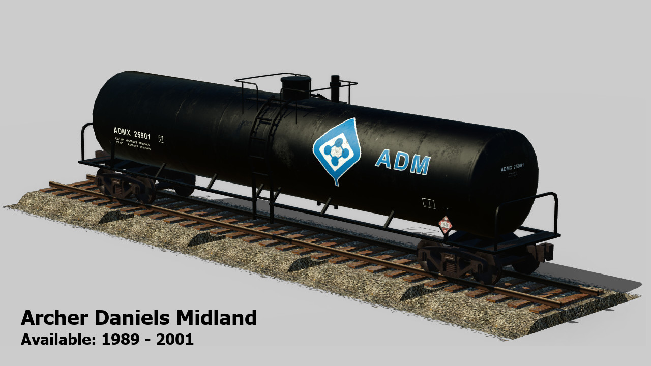 Transport Fever 2 - Tankcar 55ft – Pack 1