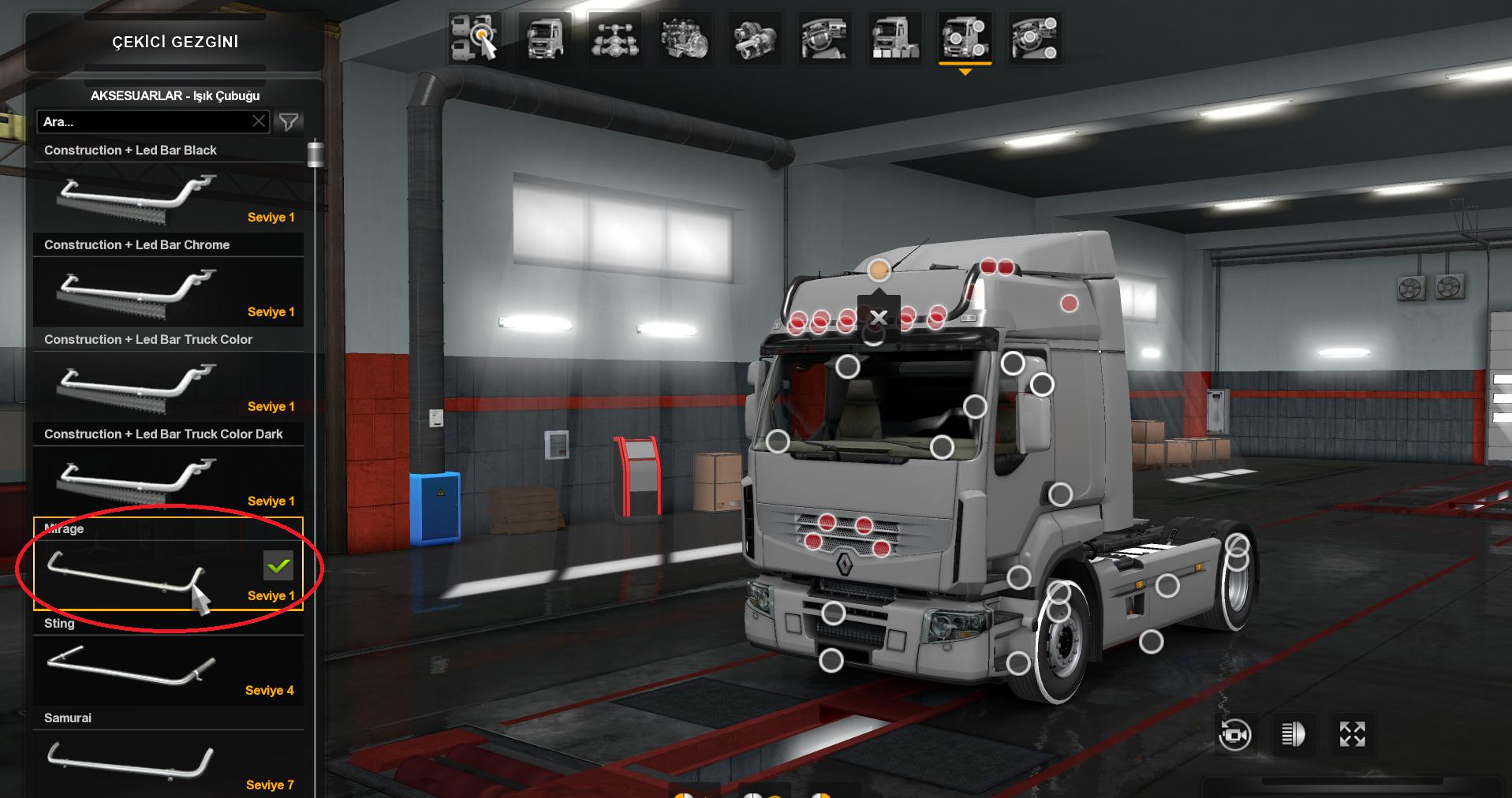 ETS2 - Renault Premium Slots (1.36.x)