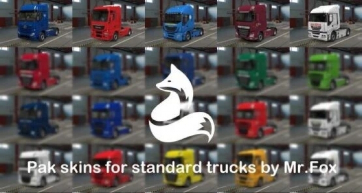 ETS2 - Pack of Russian Skins for SCS Trucks V0.5 (1.40.x)
