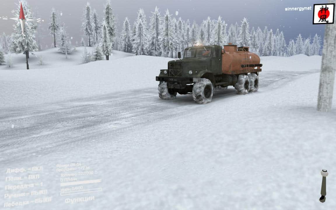 Spintires - Snowy Map V1.0