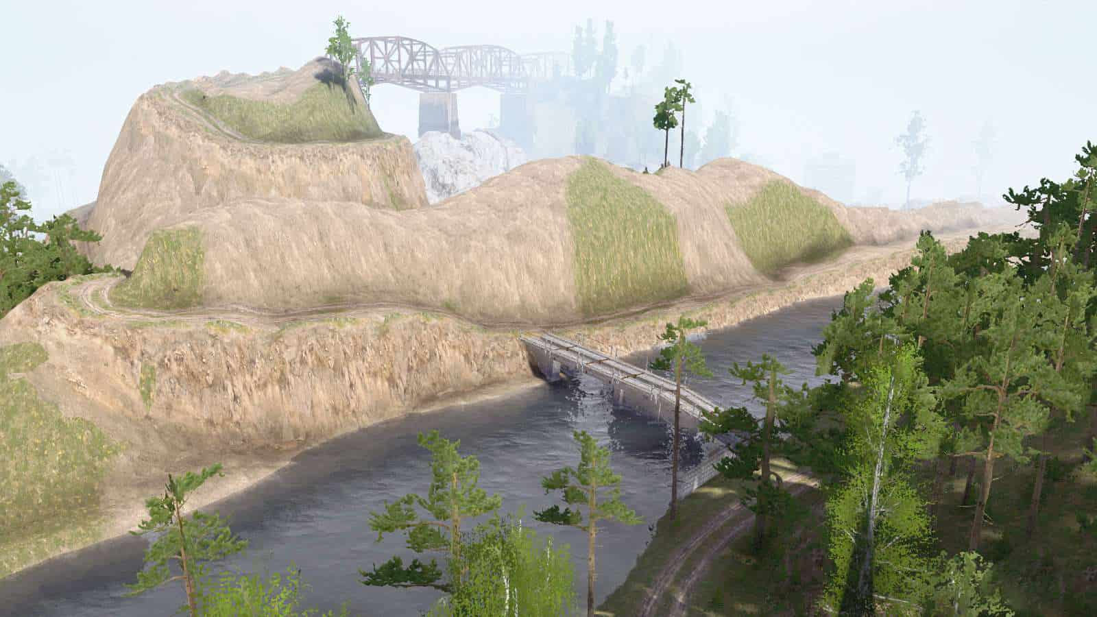 Spintires:Mudrunner - Take The Forest 12 Map
