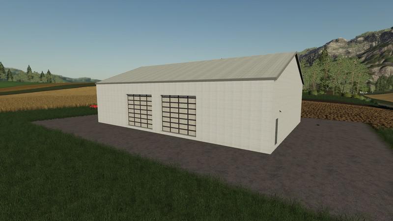 Fs19 - Hall With Workshop V1.0 