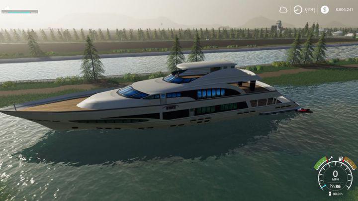 FS19 - Big Yacht Boat V1.5
