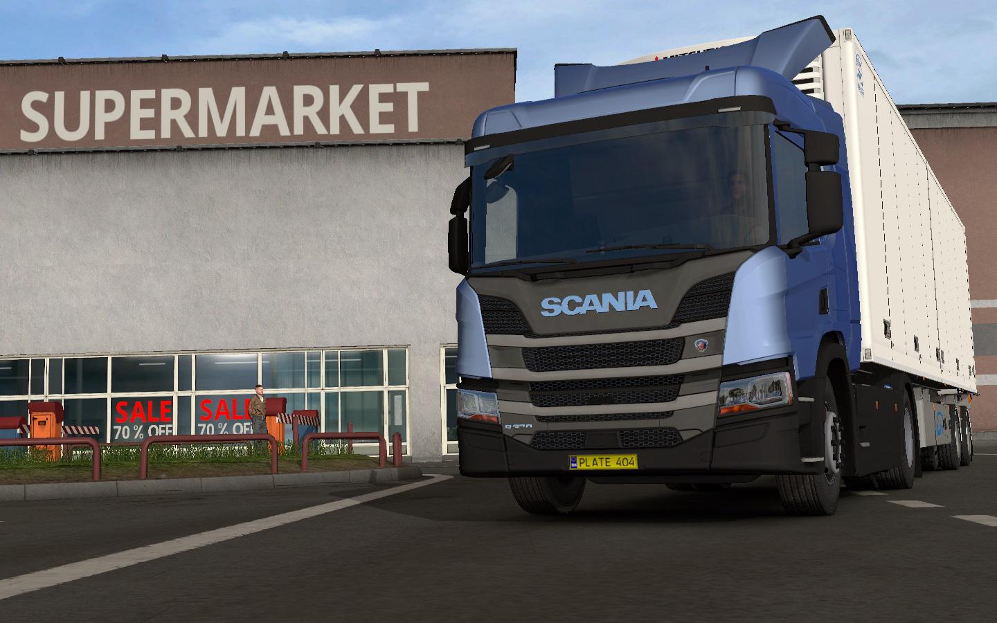 ETS2 - Scania NGS P Cab (Add-On for R Chassis) V1.4 (1.35.X)