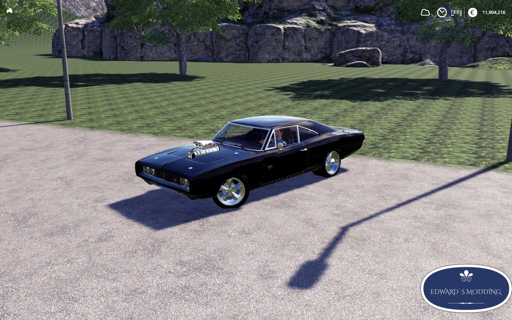 FS19 - Dodge Charger RT1970 Car Mod V1.0