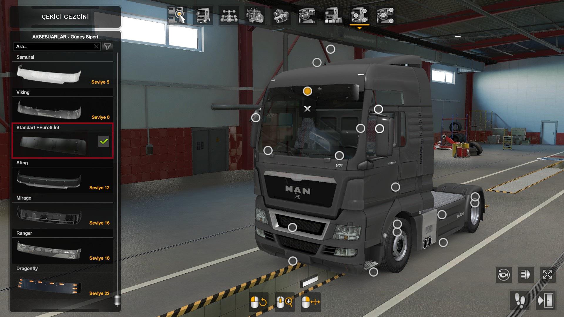 ETS2 - Man TGX E6 interior V1.0 (1.37.x)